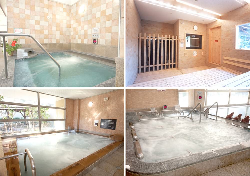 天然溫泉 浪速之湯：位於日本大樓內的神奇溫泉｜大阪周遊卡免費室內景點，舒適的泡湯池。