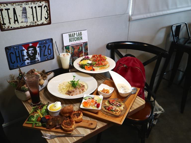 旅圖MAP LAB Kitchen無國界早午餐：健康低脂創意早午餐沙拉、義大利麵，無國界異國風料理讓你吃的健康又開心｜台南早午餐店家推薦