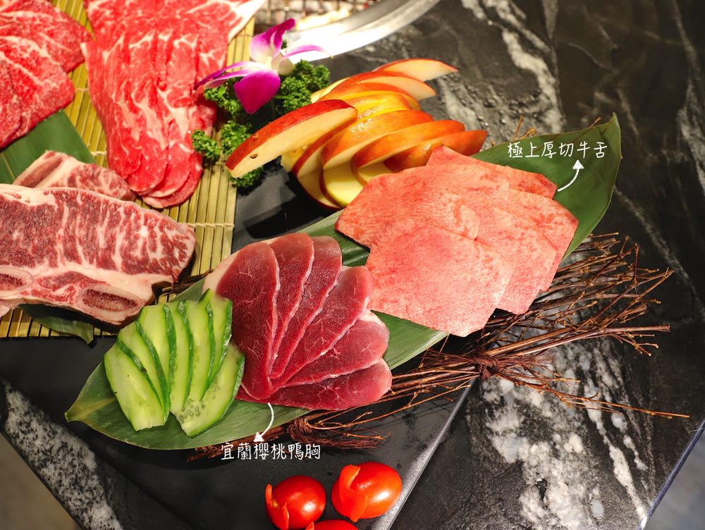 野村燒肉－康樂店：台南高品質燒肉火鍋吃到飽，火烤兩吃超划算/三種套餐價位任你選-超值.豪華.頂級餐，和牛吃到飽超狂/prime頂級霜降牛肉.🇺🇸美國自然極黑豬.宜蘭櫻桃鴨胸.日本生食級干貝.阿根廷天使紅蝦通通任你吃｜台南吃到飽推薦