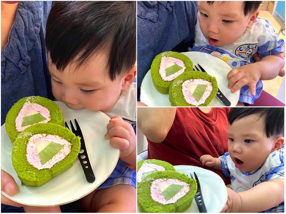 全聯抹茶季報到-全聯福利中心Ｘ伊藤久右衛門：期間限定抹茶季開賣啦！大推『京都風抹茶富士山奶凍捲』，美美的富士山鑲嵌在抹茶蛋糕捲，用甜點遊日本京都