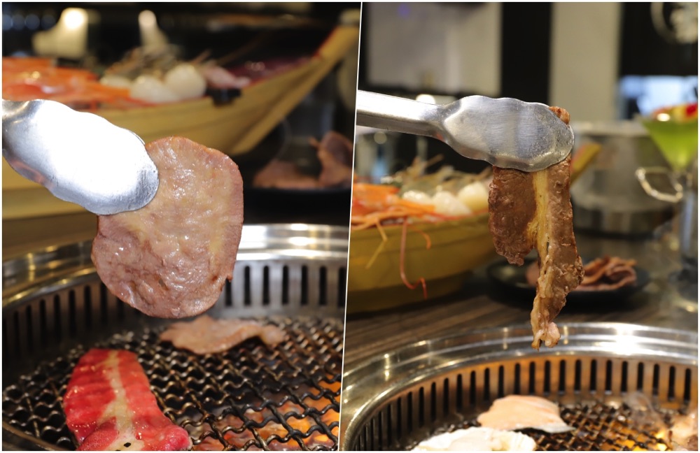 好客燒烤-台南Focus店：藏身台南火車站前百貨公司裡的吃到飽餐廳/唯一特色酒吧燒烤店/安格斯牛肉.干貝.澎湖生蠔.ColdStone冰淇淋任你吃/不分平假日燒肉火鍋吃到飽/消夜時段$459/還可加價升級高級海鮮和肉品只要$658