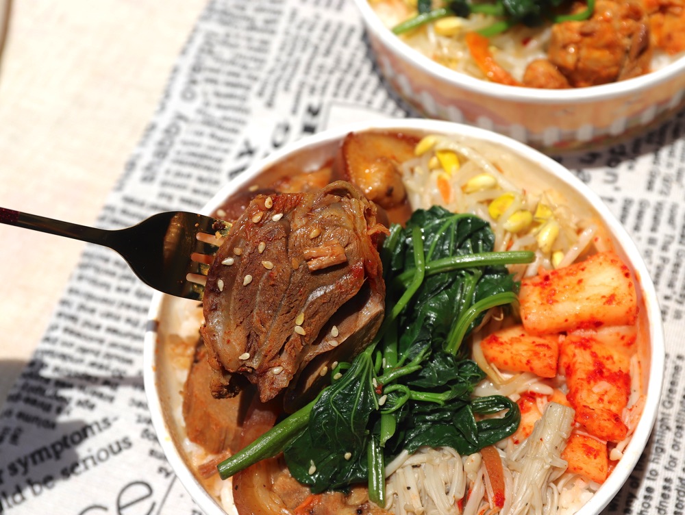 瑪西達Ma Si Da韓式料理：新推出外帶韓式便當餐盒，只要百元上下就能品嘗韓式風味料理~/熊貓外送.Uber Eats台南外送平台配合/暫時歇業